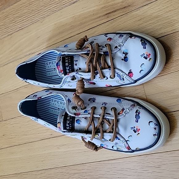 Sperry X Gray Malin Beach series sneakers NWOT - Picture 2 of 10